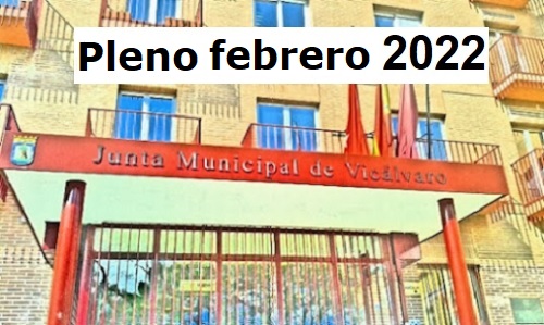 Pleno Vicálvaro febrero 2022