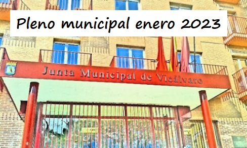 Pleno municipal Vilcálvaro